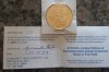 MG 150 years Gold 1oz round with cert and original box    1.jpg