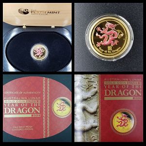 Auction 101 - Perth Mint 2012 Year Of The Dragon Coin (Series 2)