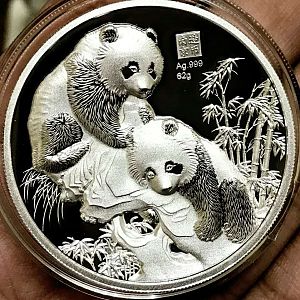 Temple of Heaven panda #2 silver