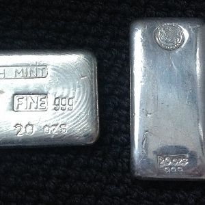 Perth Mint 20oz bars