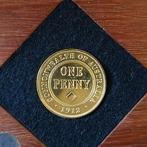 1912 CommBank Commemorative Gold Penny