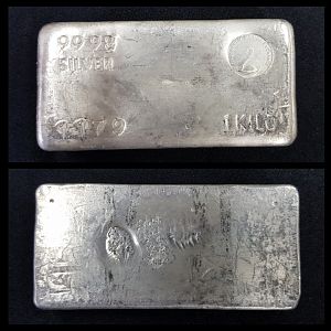 Auction #125 - Kalgoorlie Bullion Exchange Silver 1kg Bar