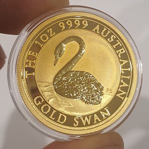 2021 1oz Gold Swan