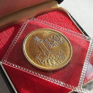 Singapore-1969-150th-anniversary Gold Coin