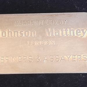 Johnson matthey 100g
