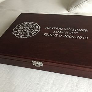 Coin Box 7 coin silver Lunar Series 2 coin box (Pic 1)