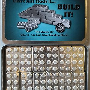 Monarch Silver Lego Box Open