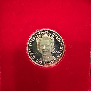 1980 Queen Mother Proof Face