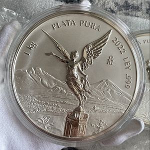 1KG - 2022 Libertad RP Obverse