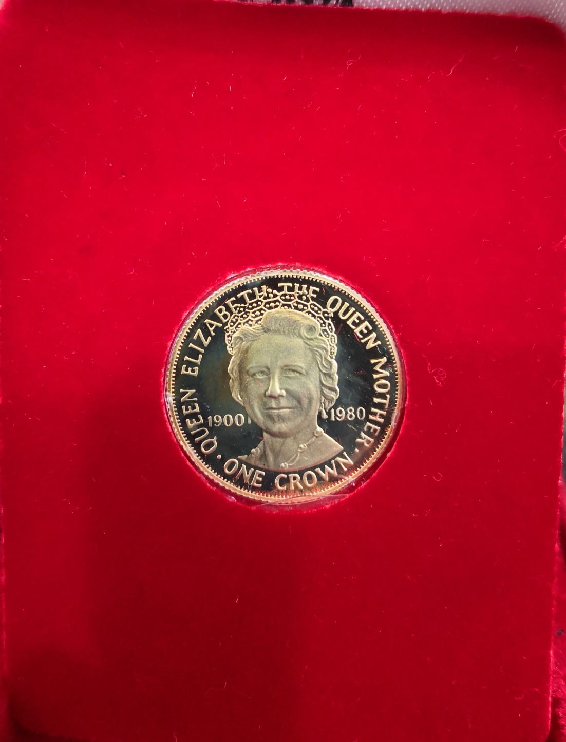 1980 Queen Mother Proof Face