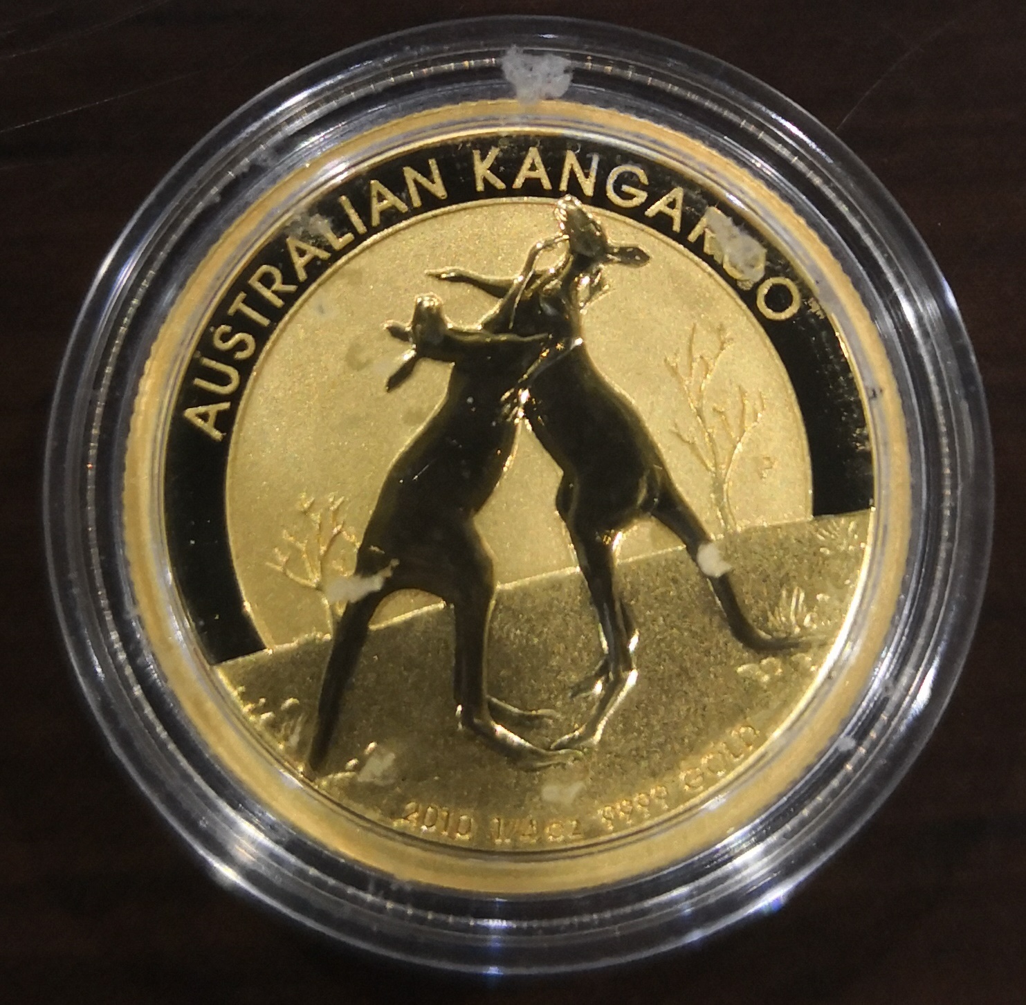 2010 025oz Gold Boxing Kang