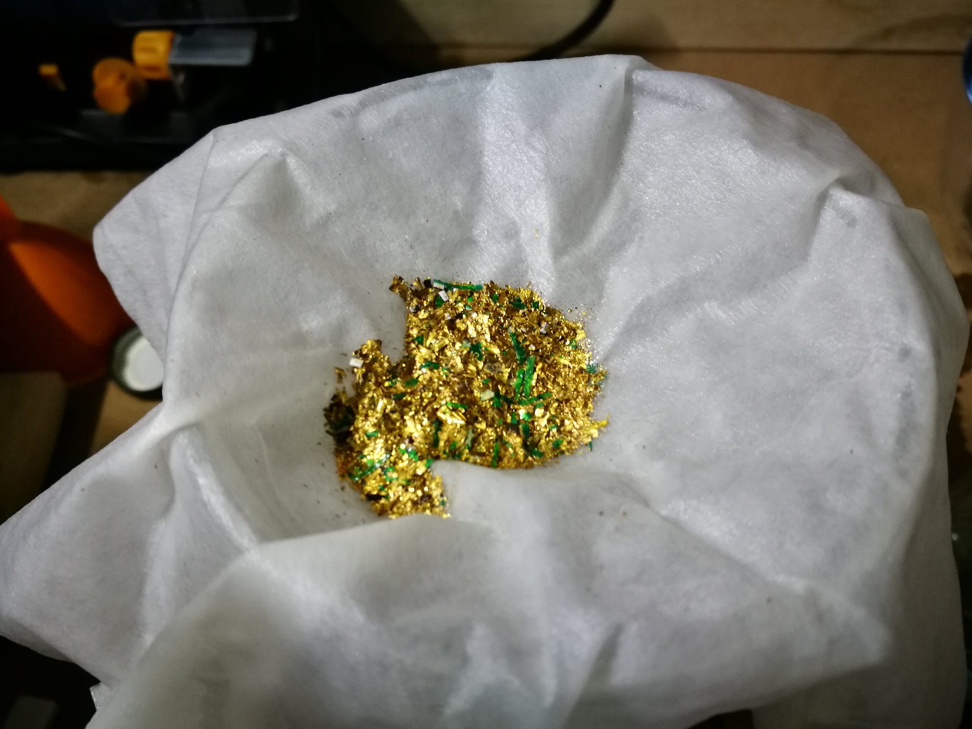 Gold Flake from eWaste