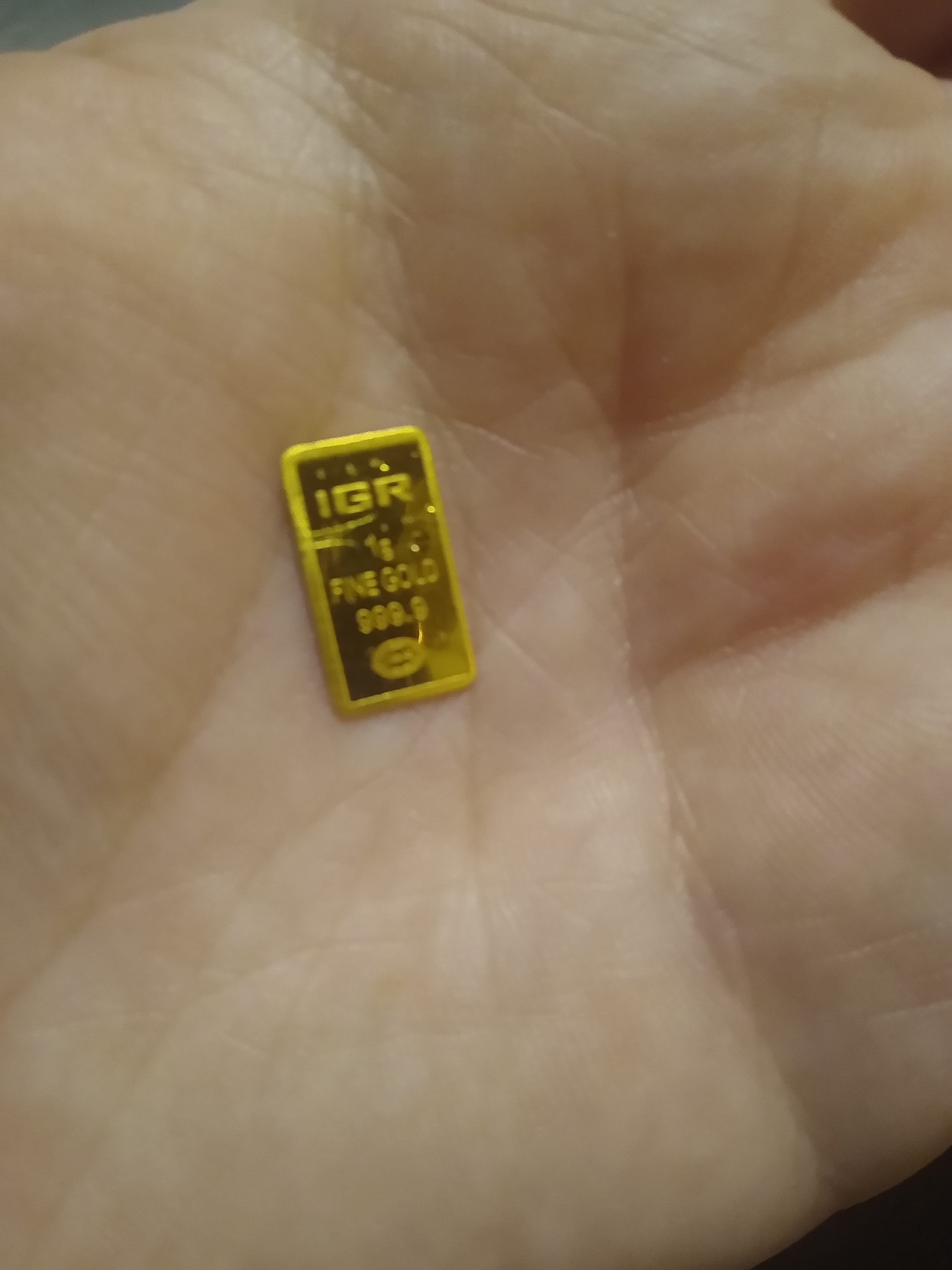 IGR 1gr gold bar
