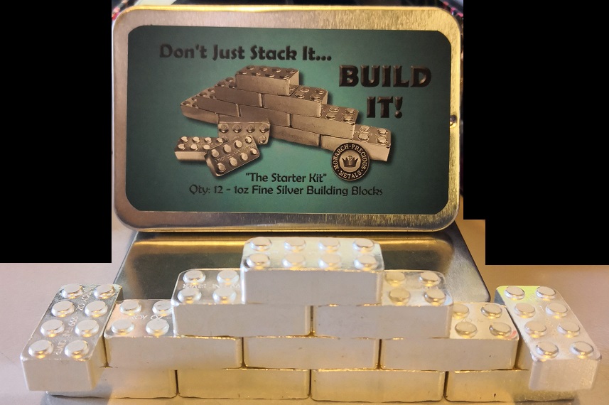 Monarch Silver Lego Stacked