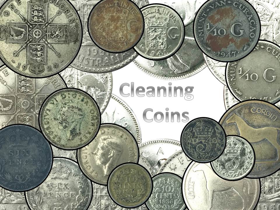 Title page for Cleaning Silver Coins Album